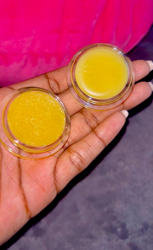 2 in 1 Lip Scrub (orange)